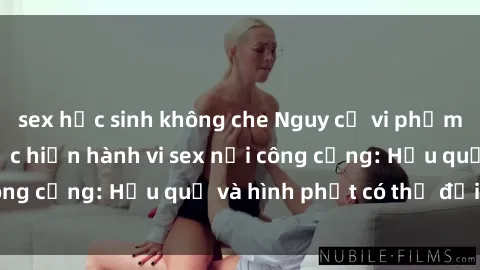 sex học sinh không che Nguy cơ vi phạm pháp luật khi thực hiện hành vi sex nơi công cộng: Hậu quả và hình phạt có thể đối mặt