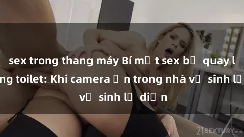 sex trong thang máy Bí mật sex bị quay lén trong toilet: Khi camera ẩn trong nhà vệ sinh lộ diện